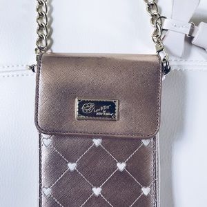 Rose Gold Betsey Johnson purse
